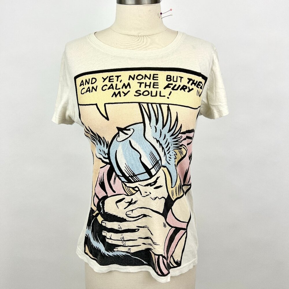 Thor Marvel Comics Women's T-Shirt | Cream | 2011 | Large